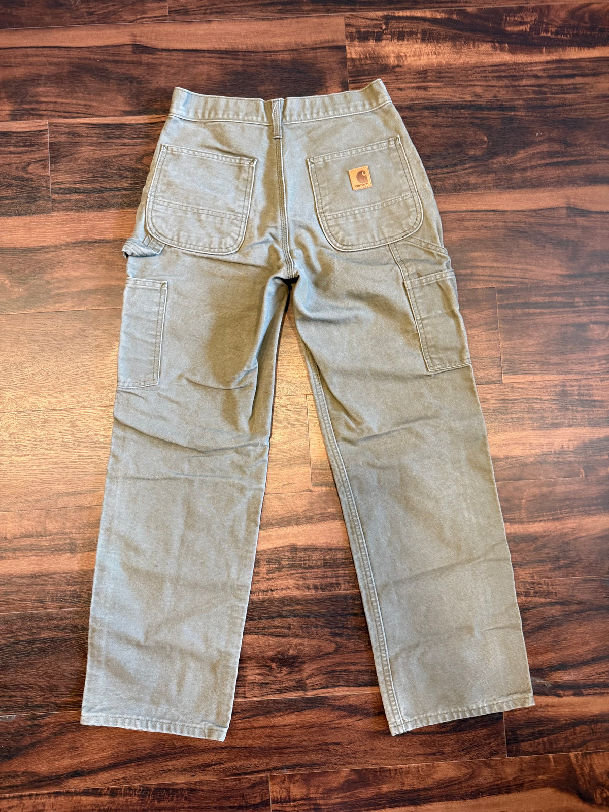 Vintage Carhartt Olive Green Carpenter Pants- 28x30