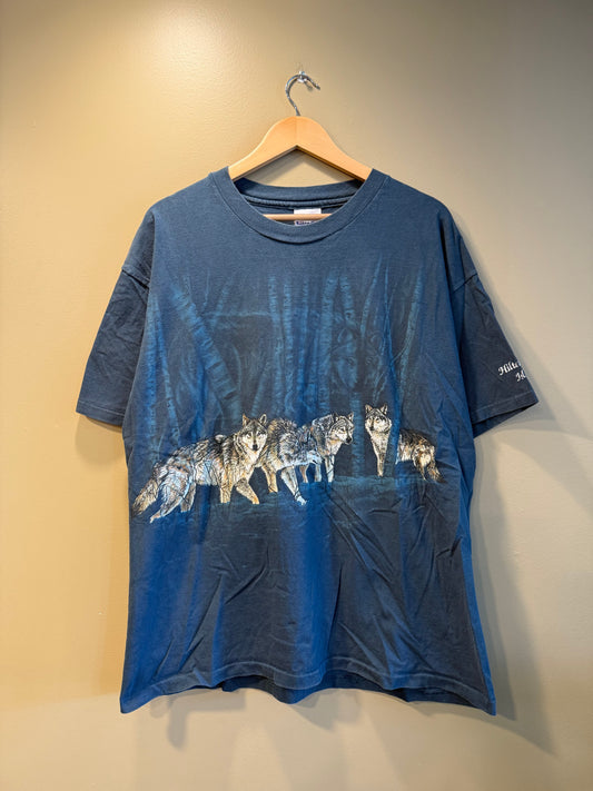 Vintage Wolf Pack Hilton Head Island Blue T-Shirt- XL