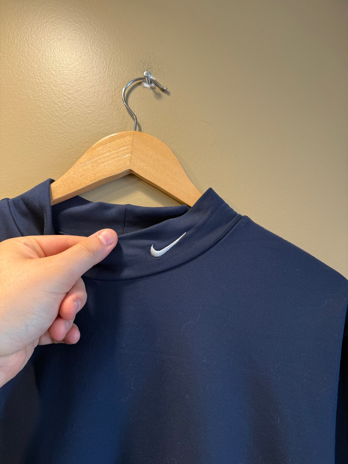 Nike Preformance Mock Neck Longsleeve T-Shirt- L