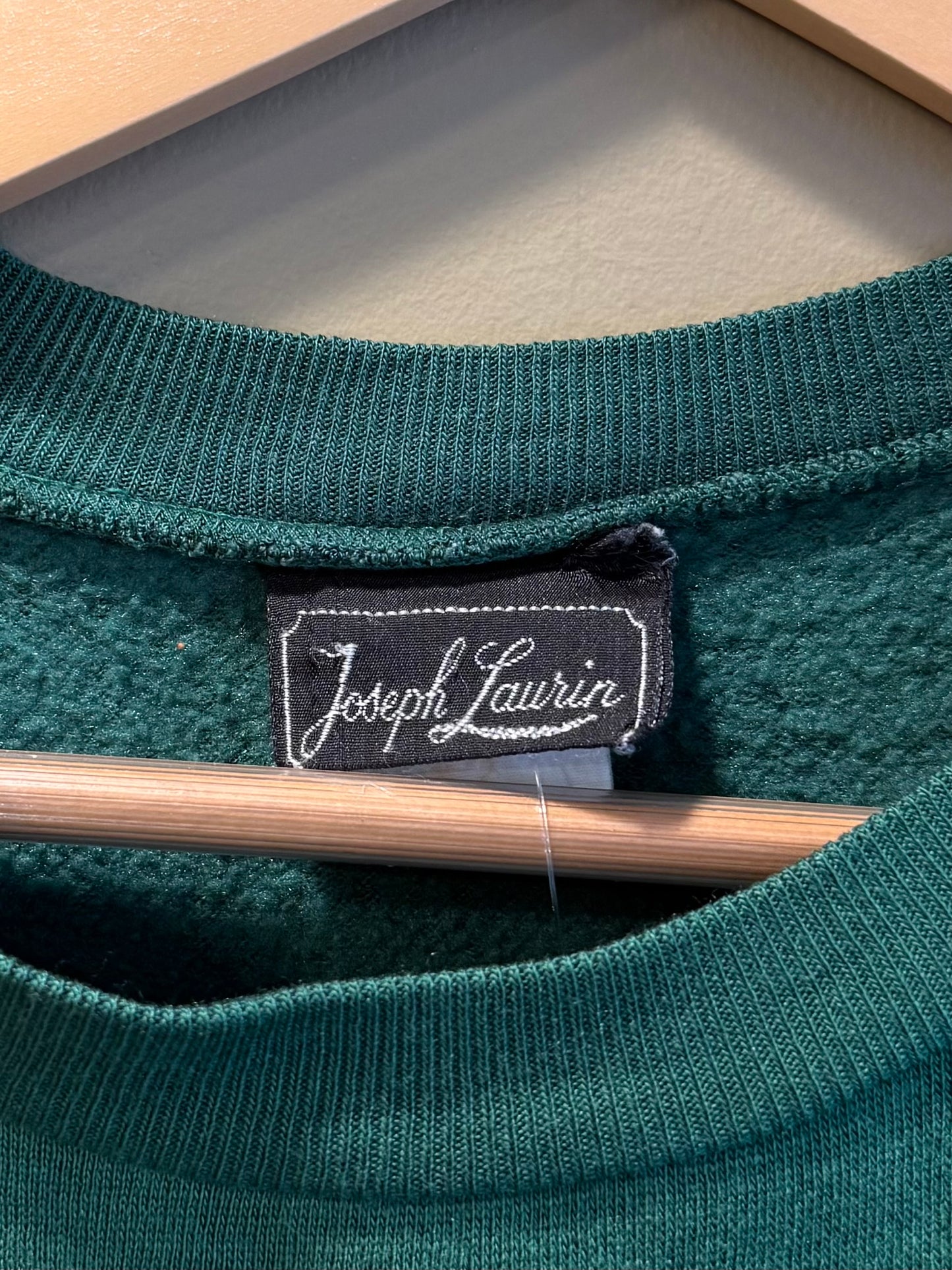 Vintage 80s UCLA Green Sweatshirt Cut-Off T-Shirt- L