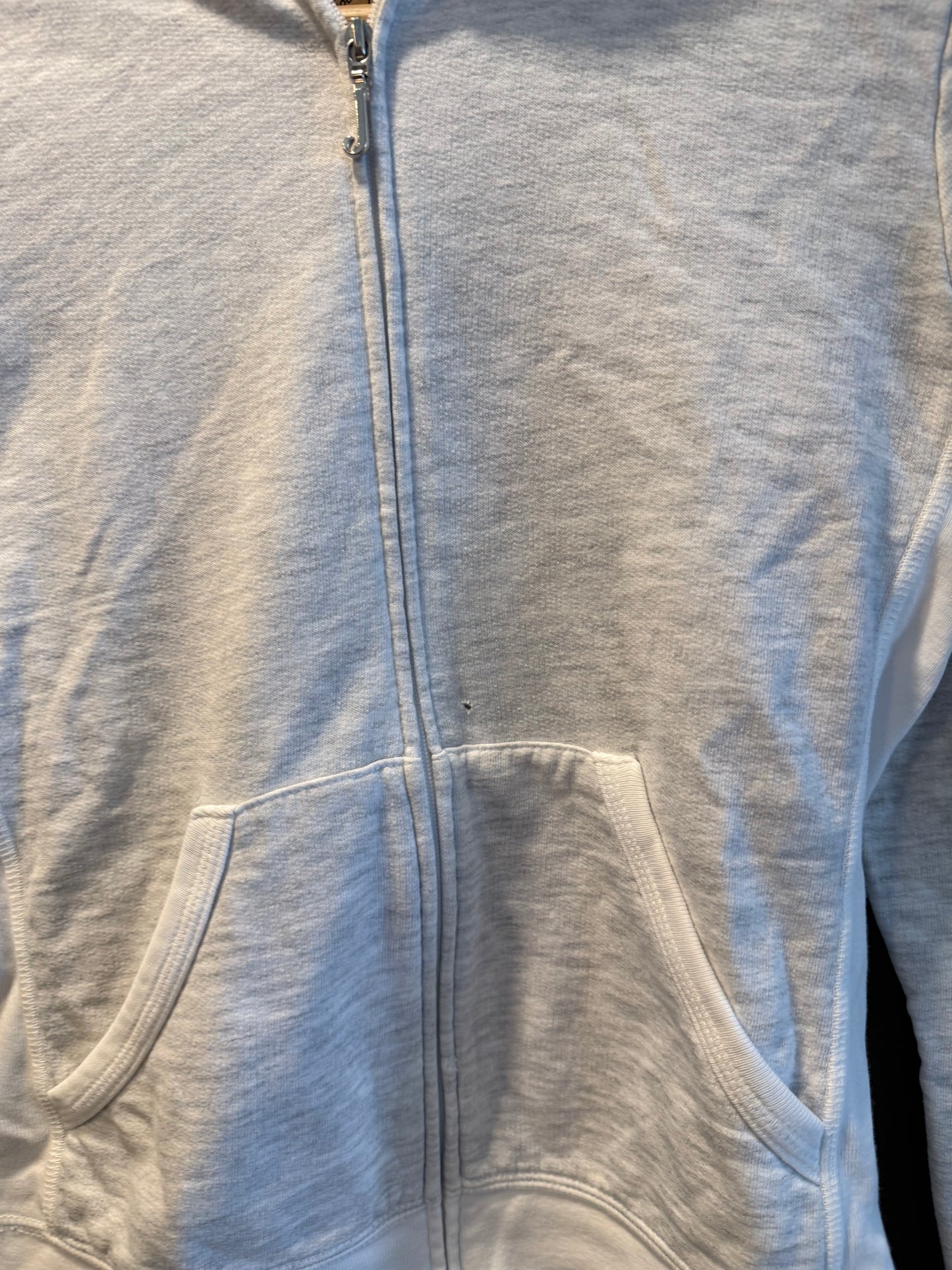 Vintage Juicy Couture Classic Gray Zip-Up Hoodie Sweatshirt- M