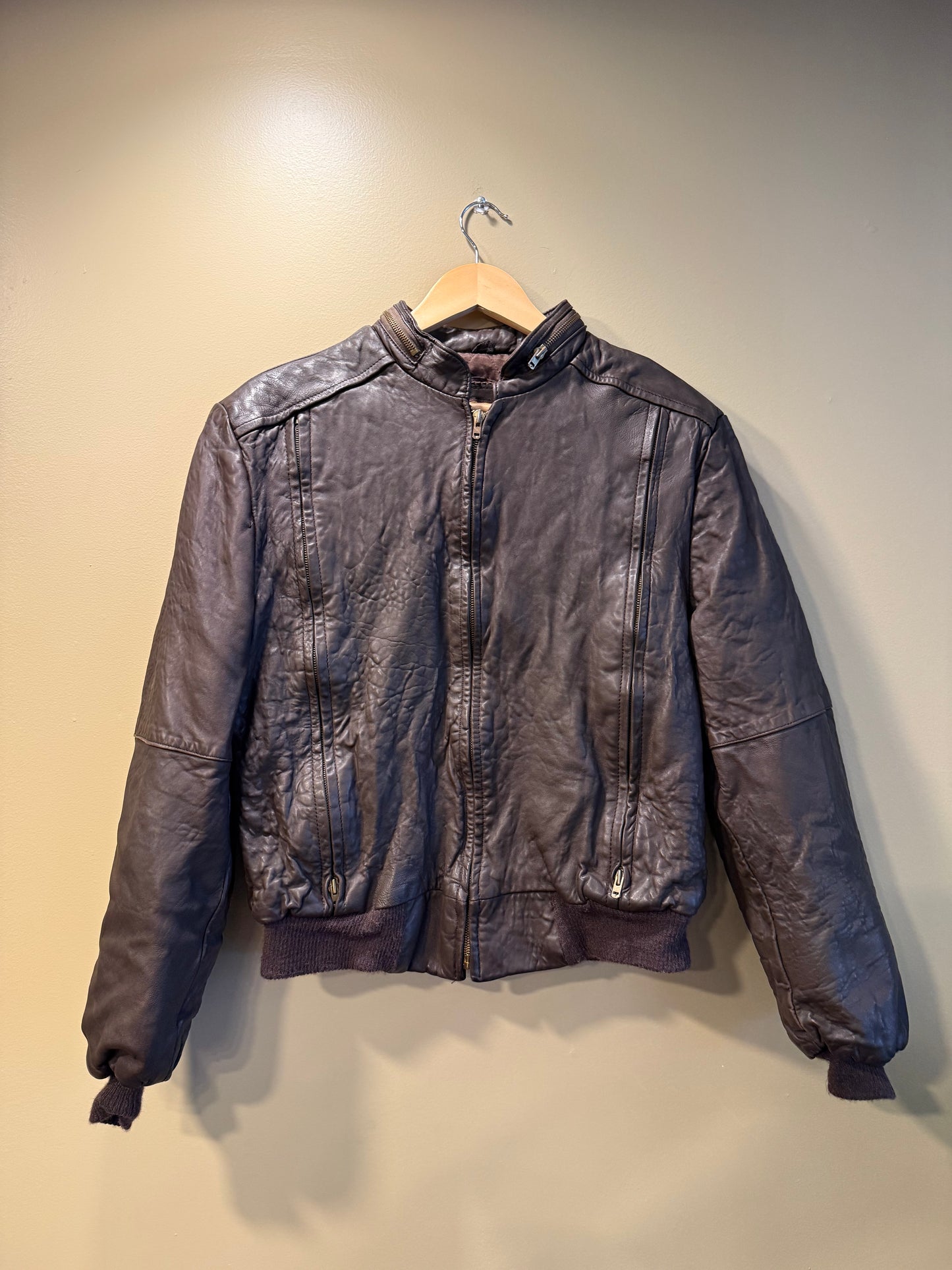 Vintage Nino Cerutti Leather Jacket- M