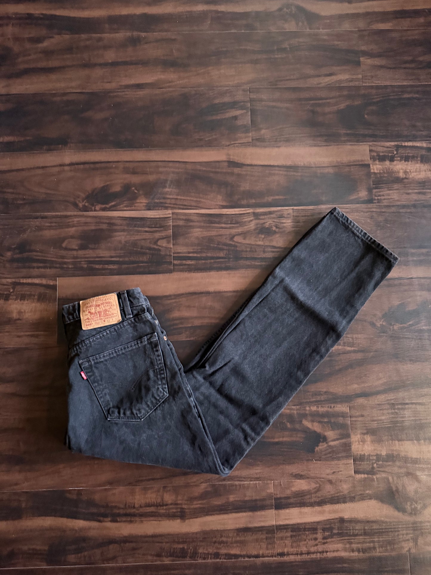 Vintage Levi’s 505 Black Denim Jeans- 30x33