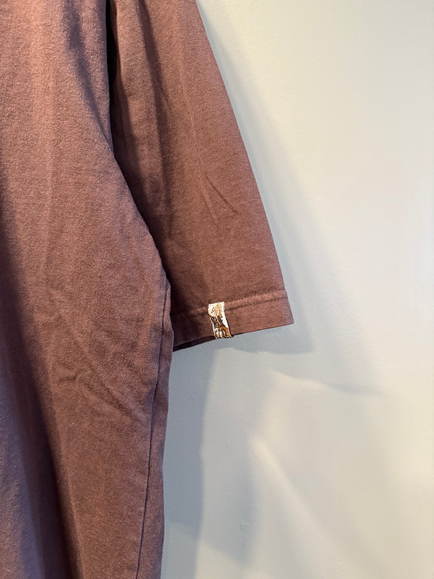 Vintage Y2K Brooklyn Express Brown T-Shirt- M/L