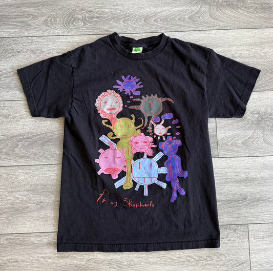 Frog Skateboards California Sketch Black T-Shirt- S