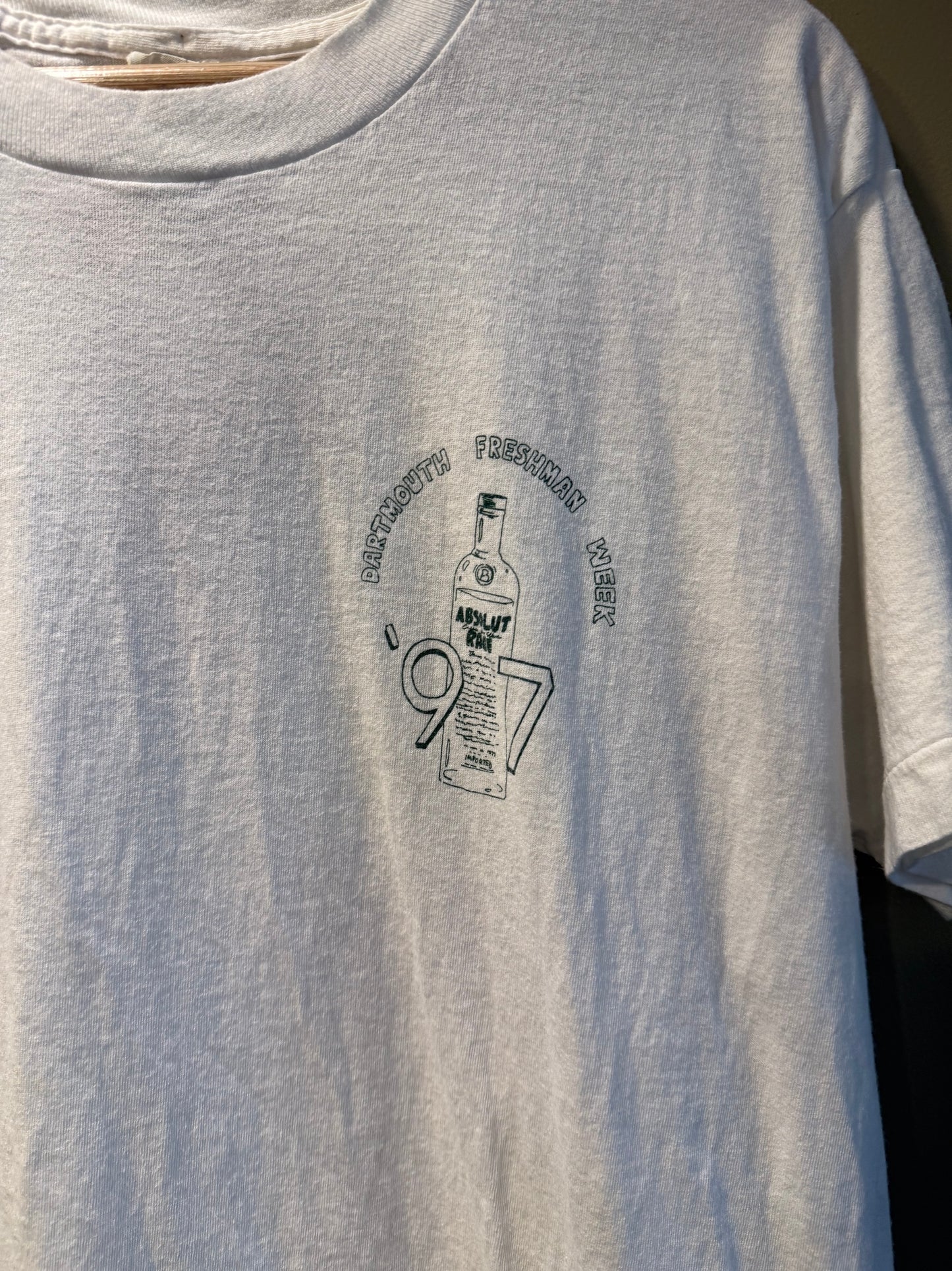 Vintage Dartmouth University Absolut Vodka T-Shirt- M