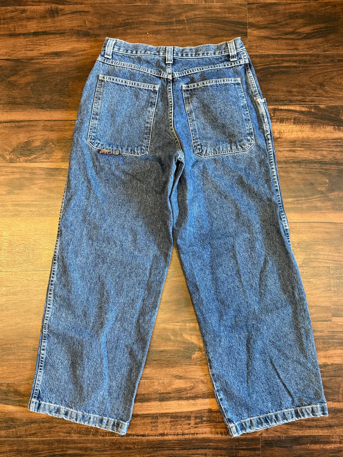 Vintage JNCO Crown Embroidered Streetwear Denim Jeans- 32x32
