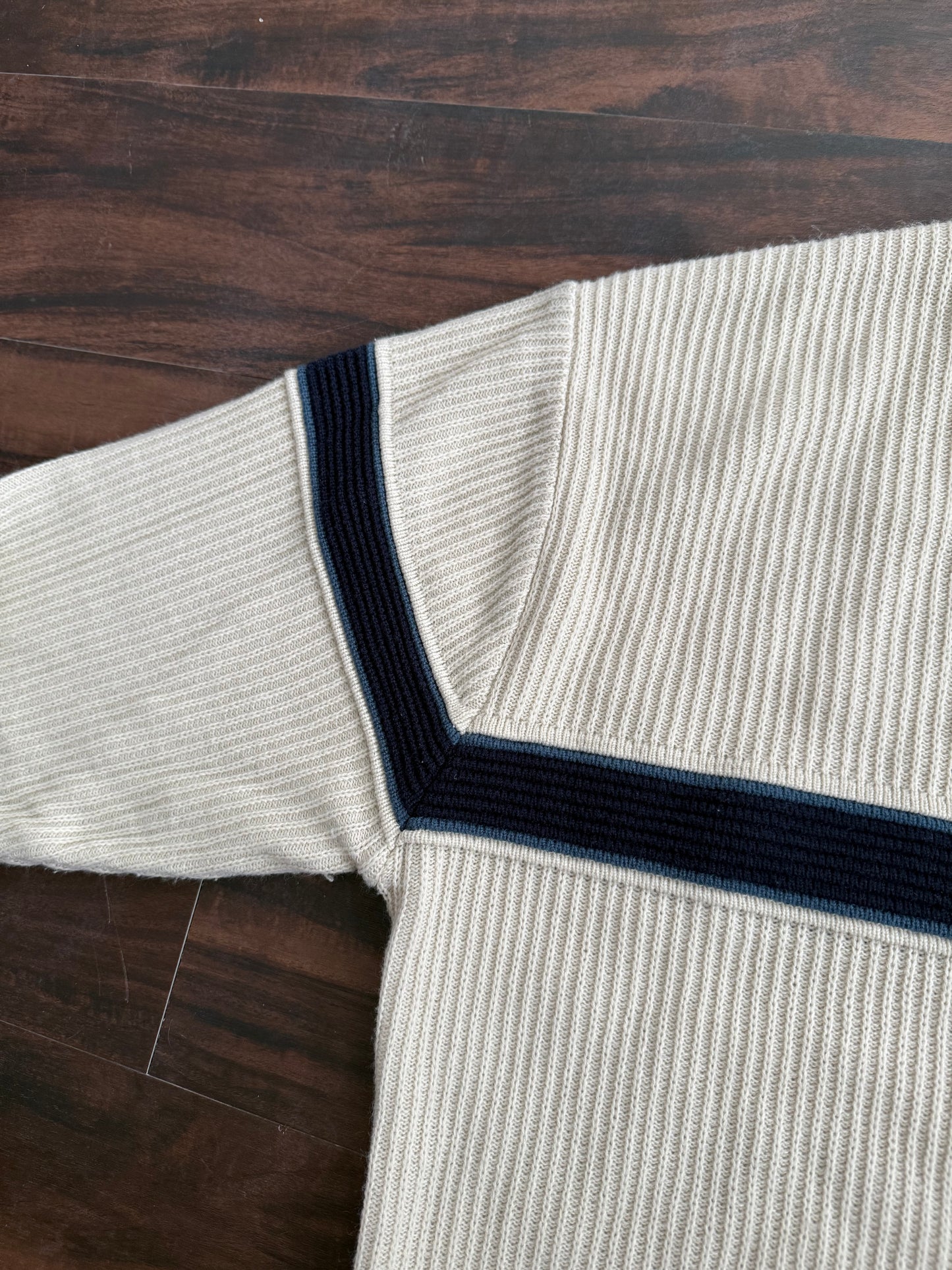 Vintage Y2K Point Zero Striped Sweater- L