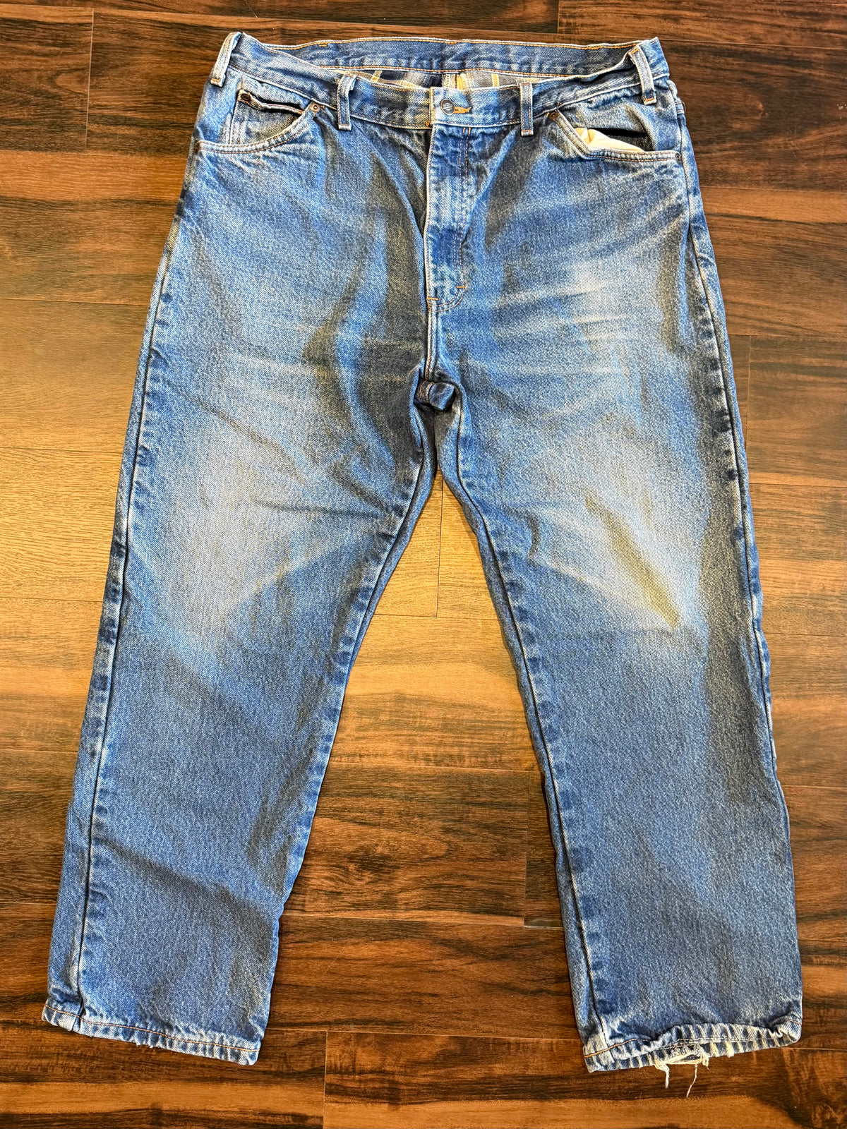 Vintage Dickies Light Wash Flannel Lined Jeans- 36x31