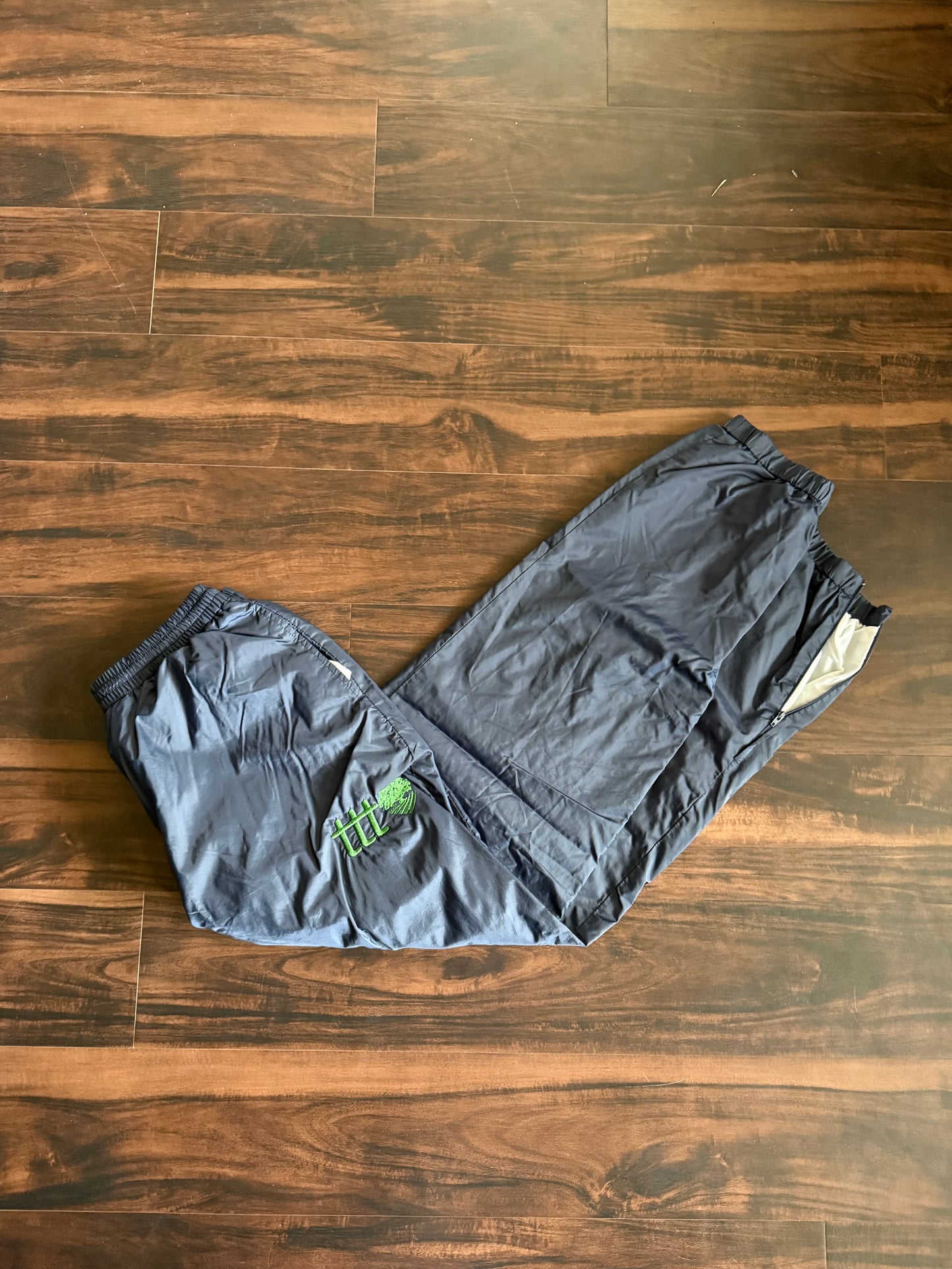 The Thrifting Tree Navy Blue Track Pants- L