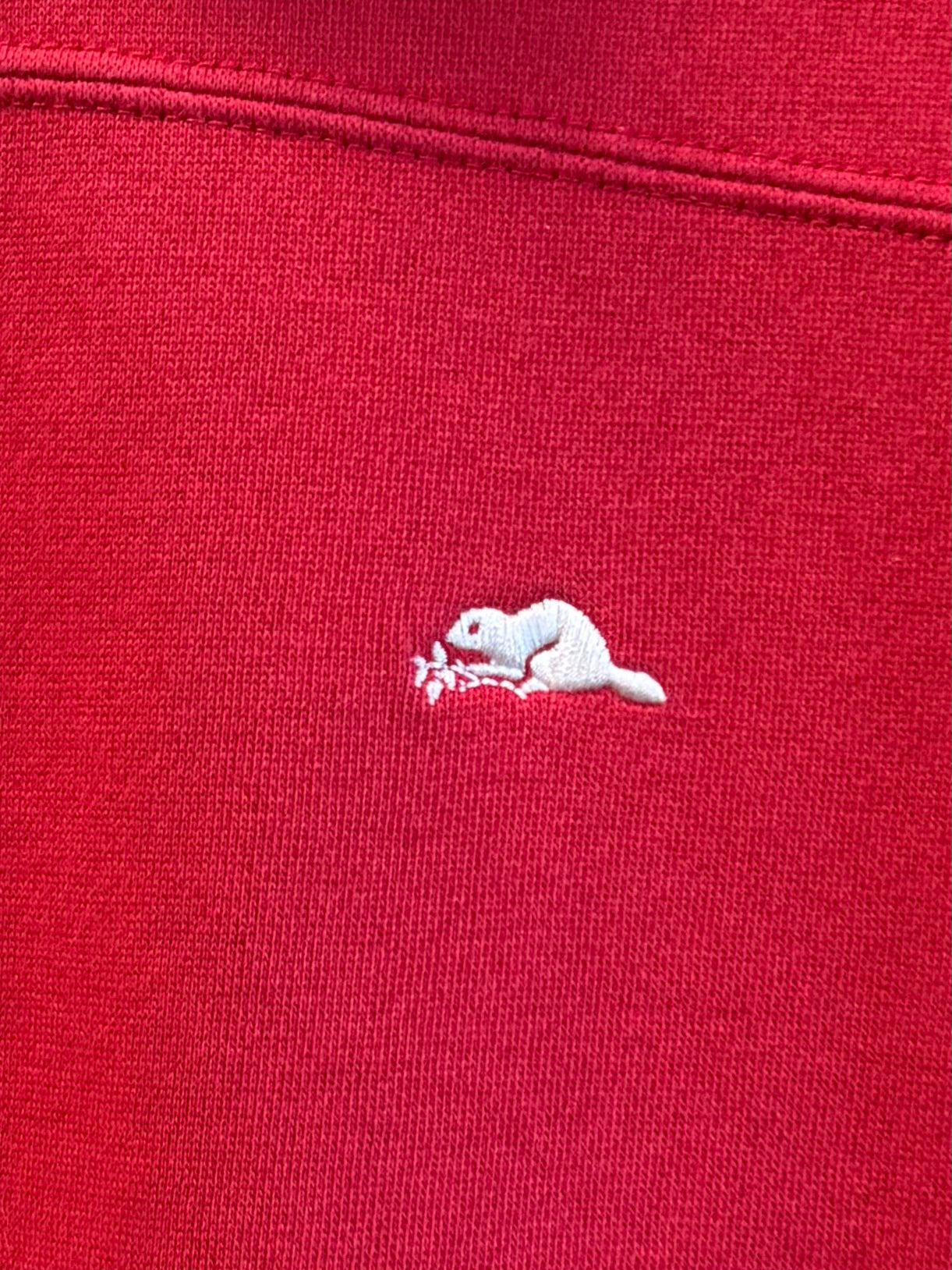 Vintage Roots Canada Red Athletic Full-Zip Sweatshirt- M