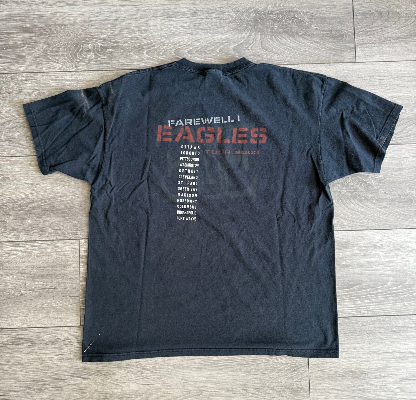 Vintage Eagles 2003 Farewell Tour Band T-Shirt- XL