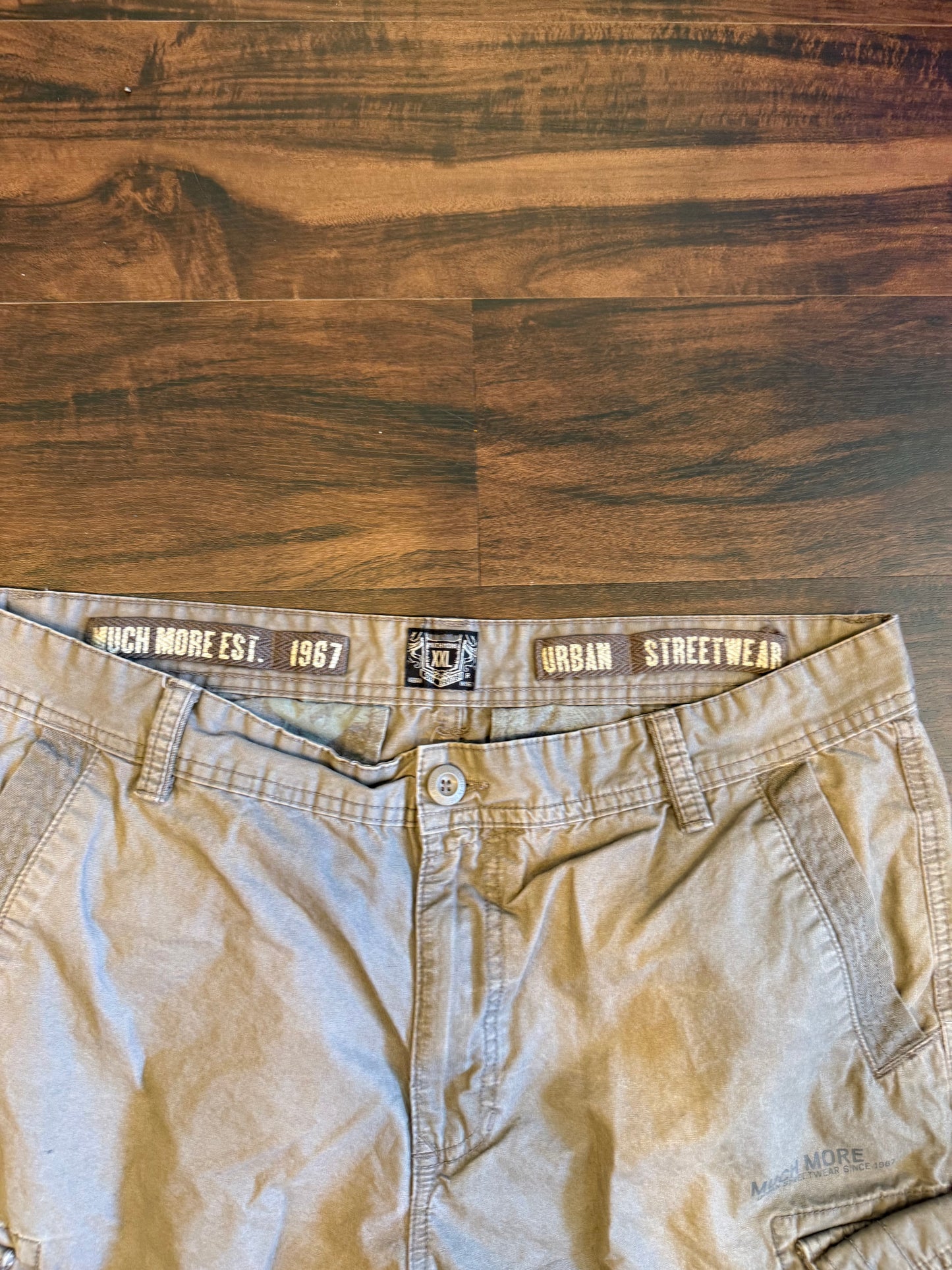 Vintage Much More Streetwear Cargo Shorts- 38