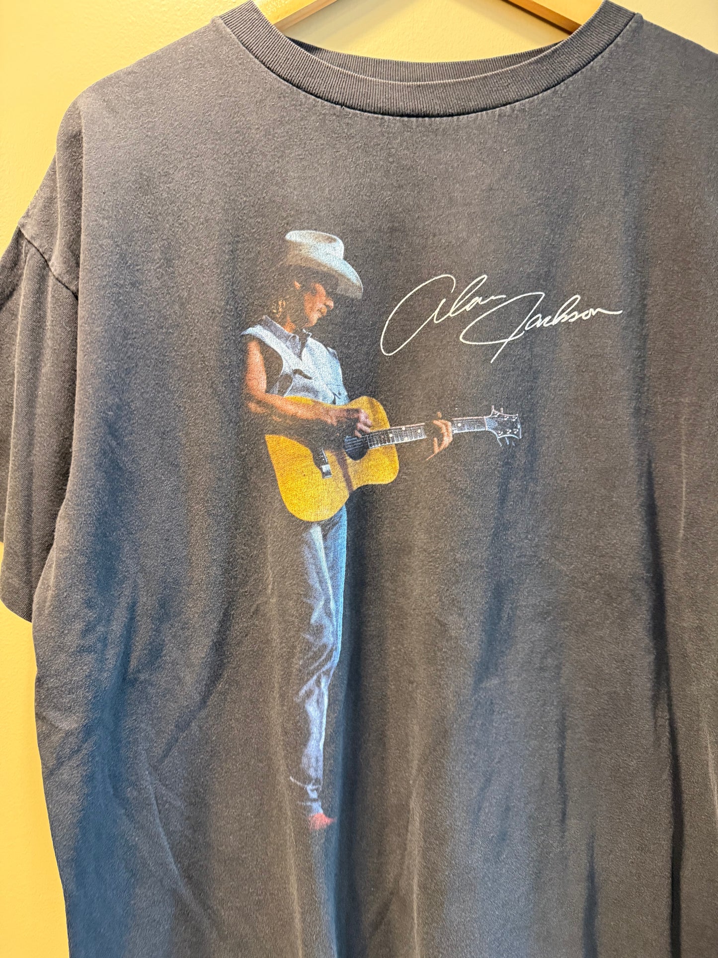 Vintage Alan Jackson Country Black T-Shirt- XL