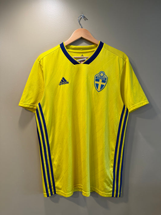 Vintage Sweden National Team Soccer Jersey- L