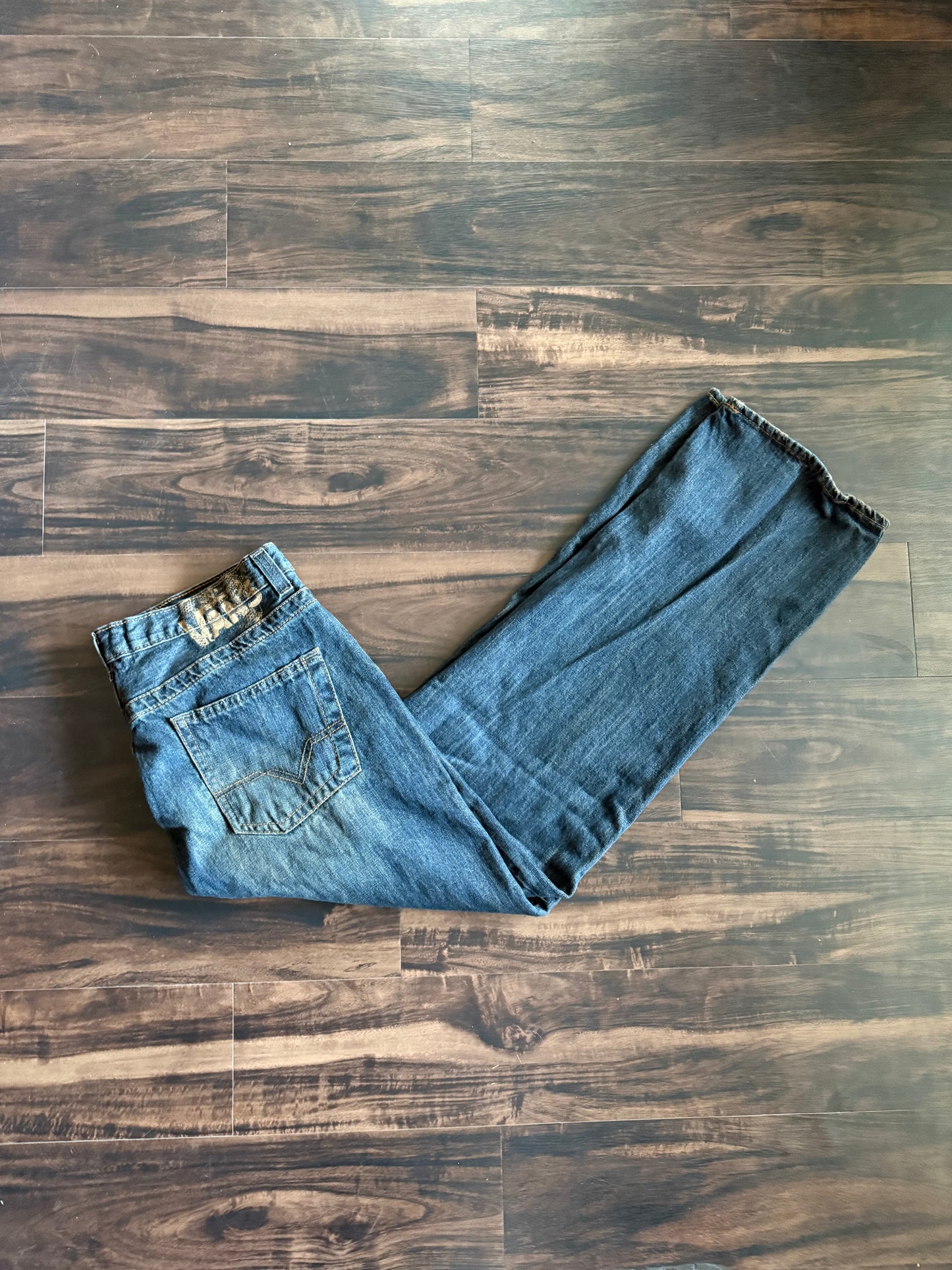Vintage Y2K Vans Brand Dark Wash Denim Jeans- 36x31