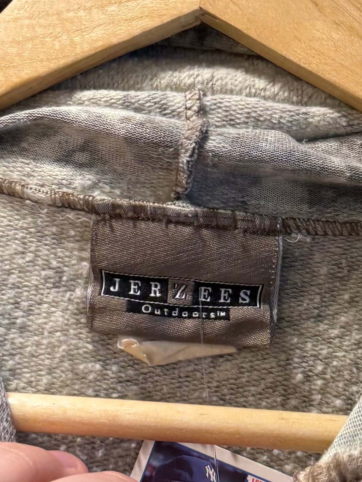 Vintage Jerzees Outdoors Mossy Oak Tree Camo Zip-Up Hoodie Sweatshirt- XL