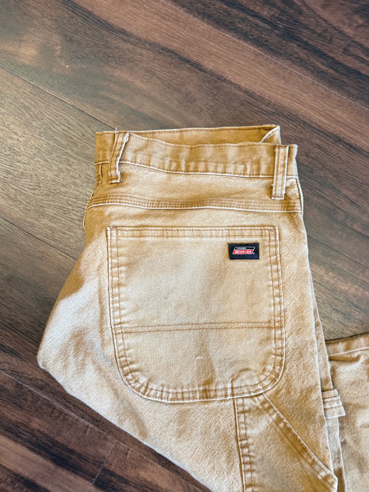 Vintage Dickies Distressed Tan Carpenter Pants- 36x33