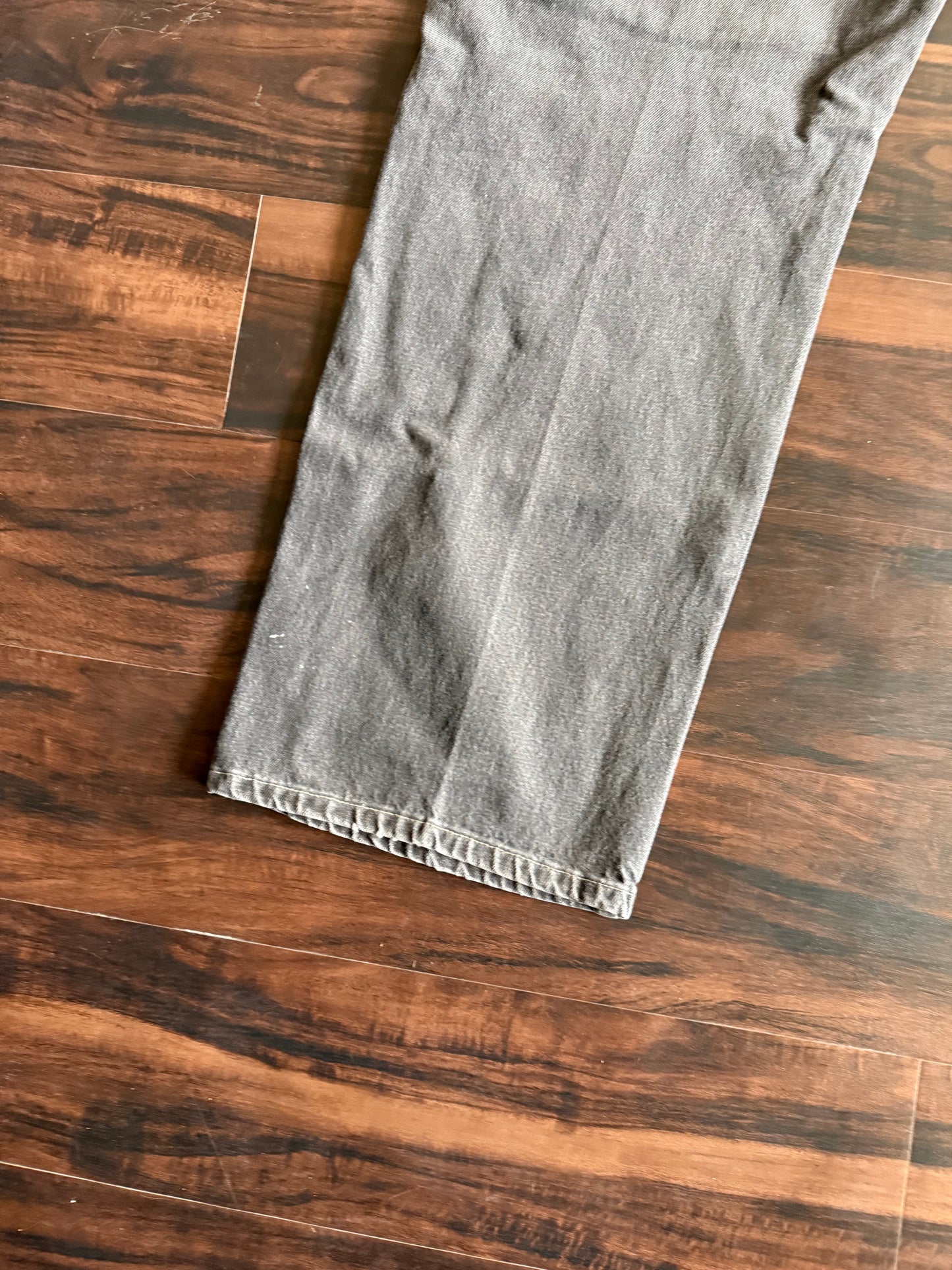 Vintage Y2K Faded Glory Gray Carpenter Denim Jeans- 40x32