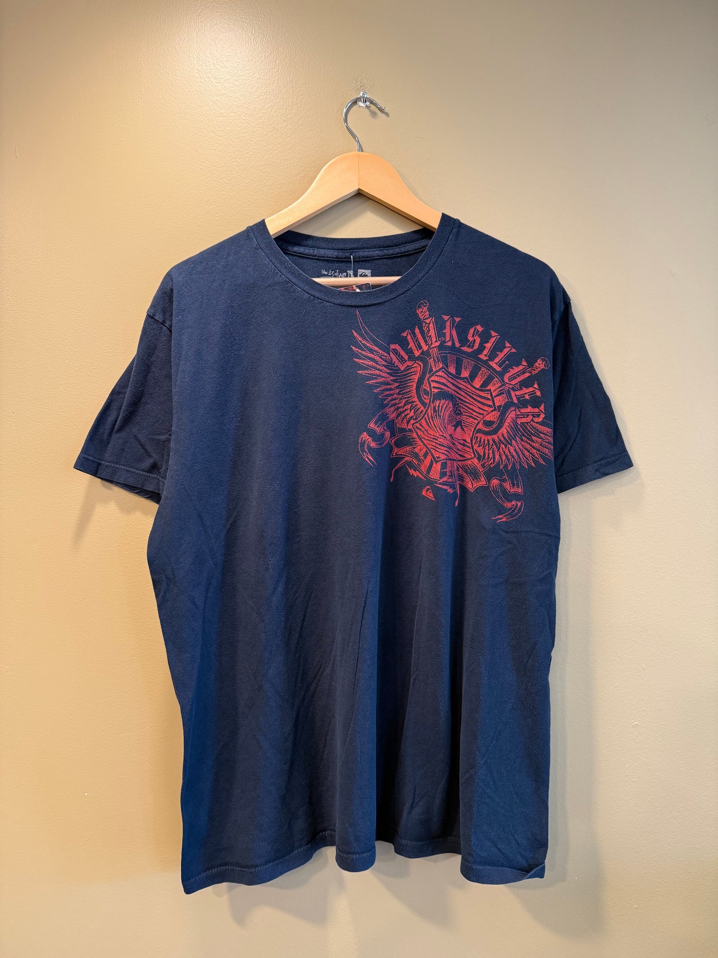 Vintage Quiksilver Wings & Waves Graphic T-Shirt- L
