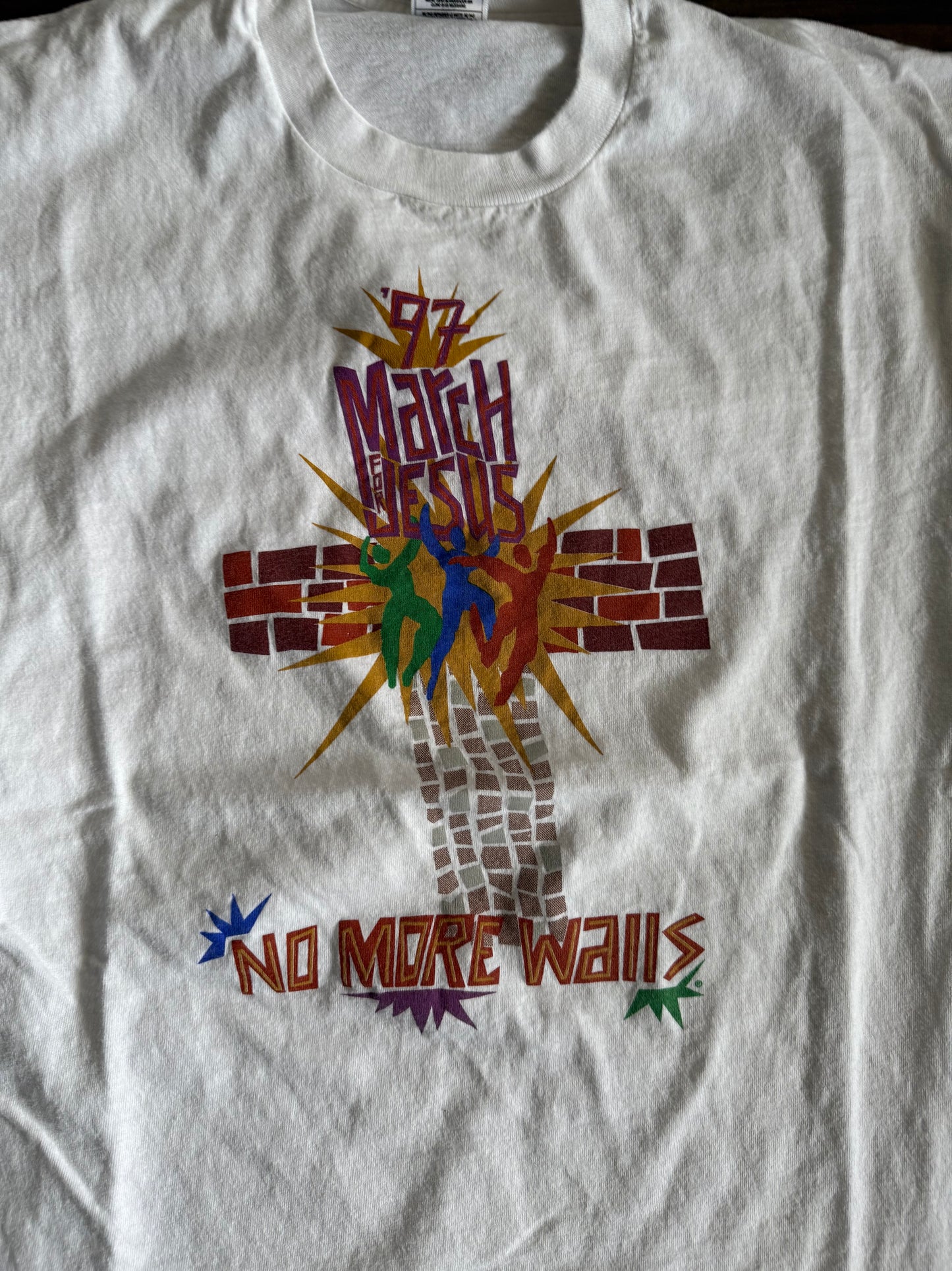 Vintage 1997 March For Jesus T-Shirt- XL
