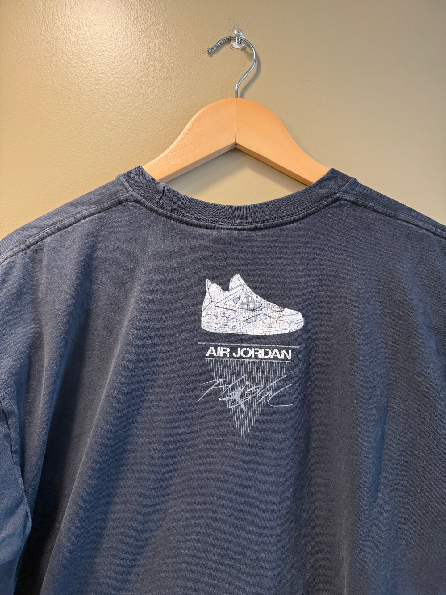 Vintage Air Jordan 4 Black T-Shirt- L