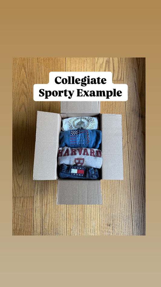 Collegiate Sporty Vintage Outfit Mystery Box