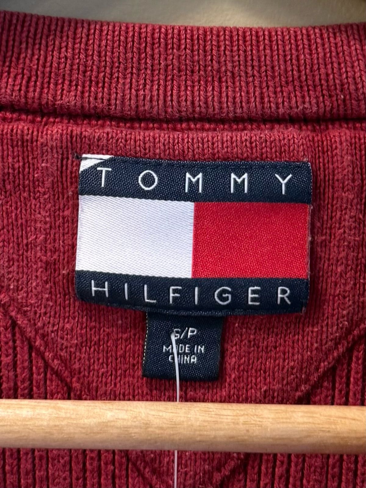 Vintage Tommy Hilfiger V-Neck Sweater - S