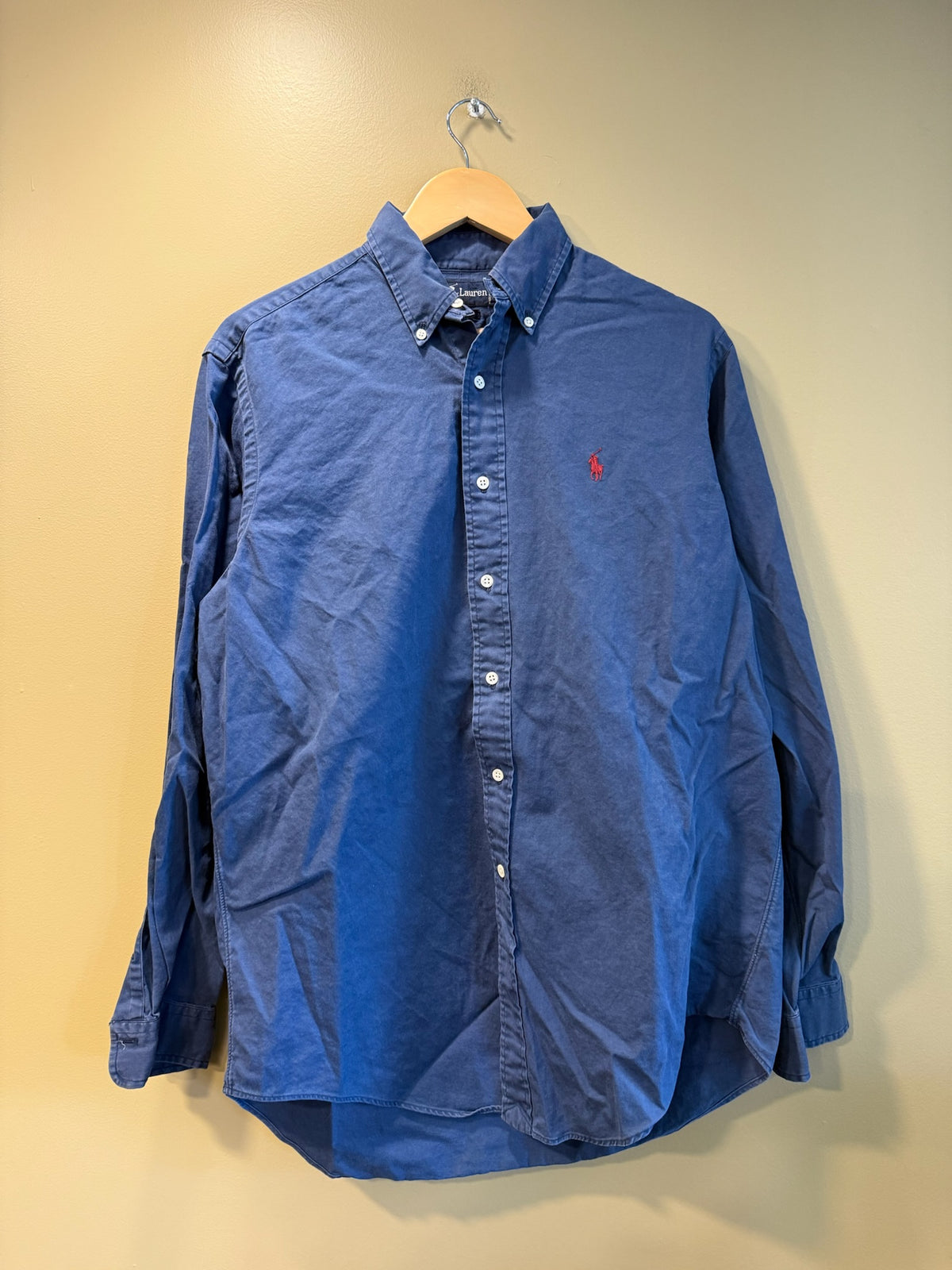 Vintage Polo Ralph Lauren Blue Button Up Shirt - M