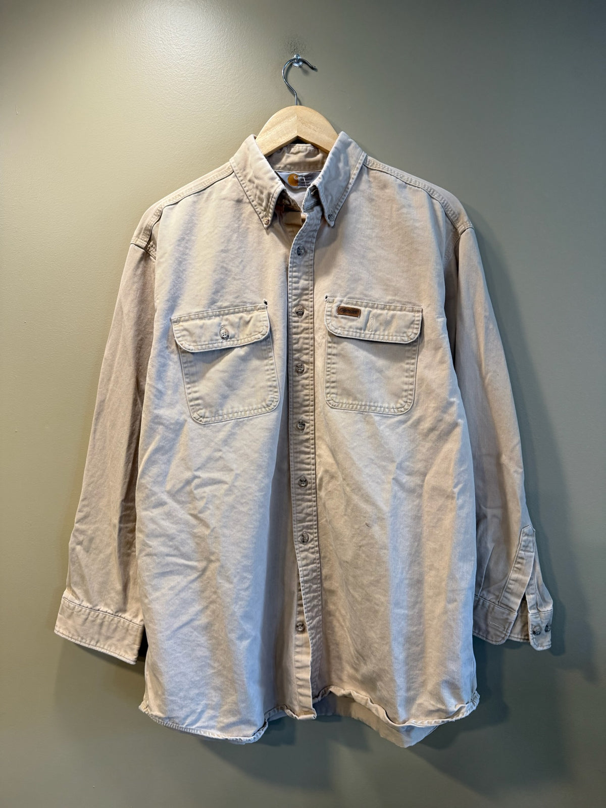 Vintage Carhartt Canvas Button Up - XL