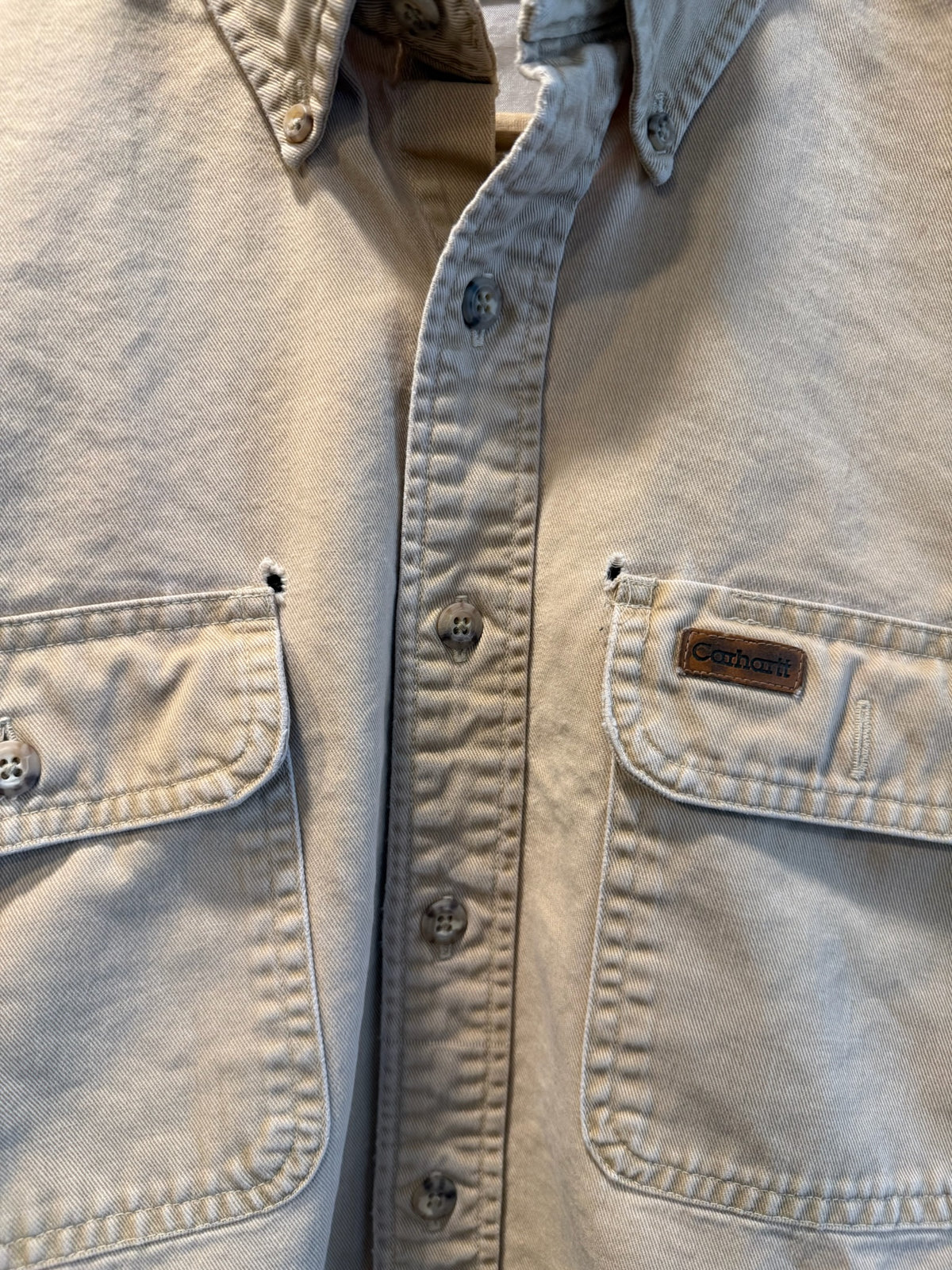 Vintage Carhartt Canvas Button Up - XL