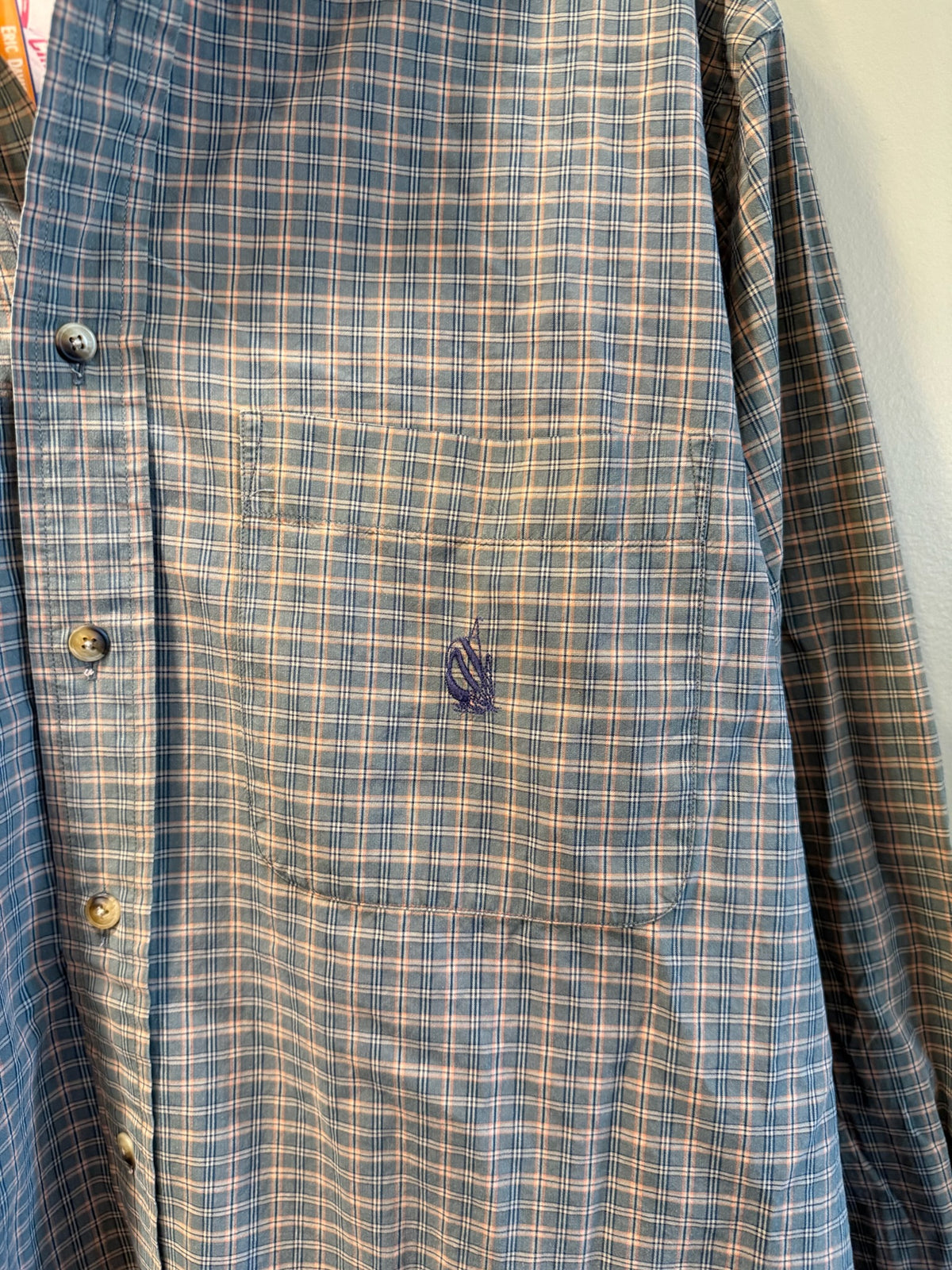 Vintage Nautica Plaid Button Up Shirt - M
