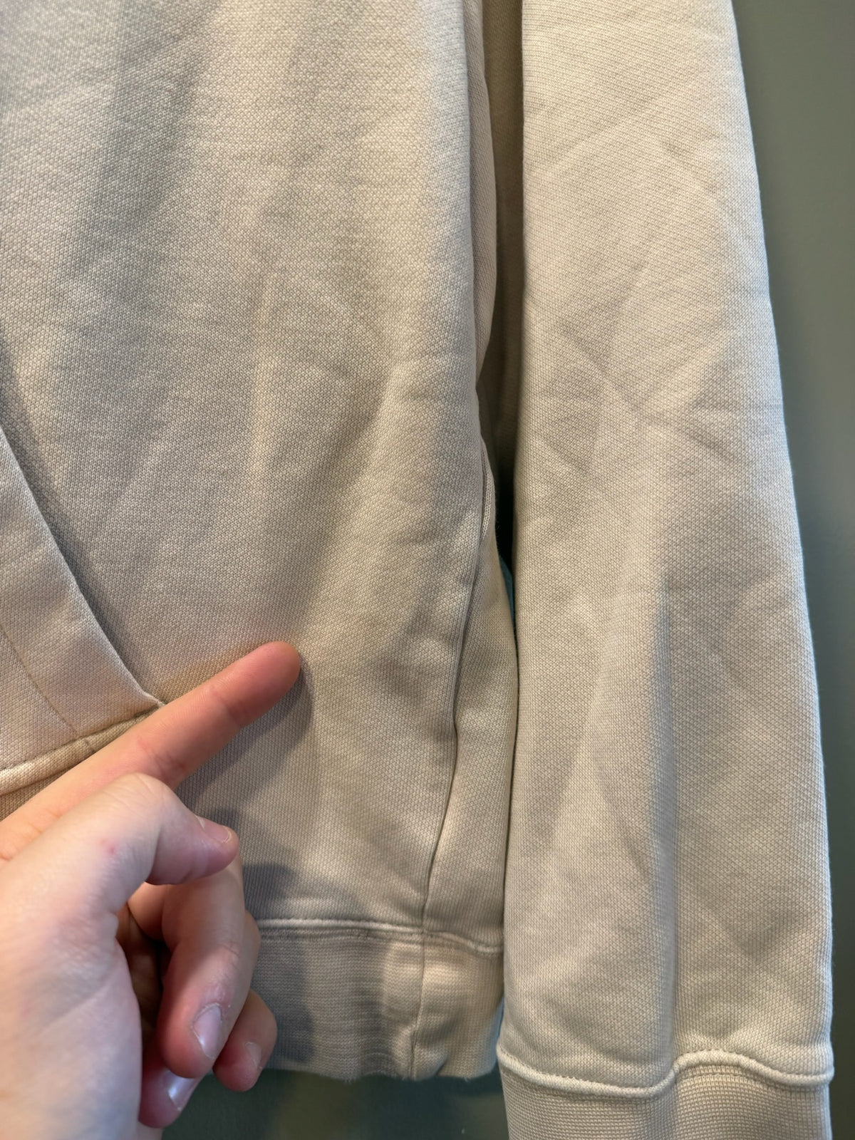Vintage Nike Logo White Hoodie Sweatshirt - M