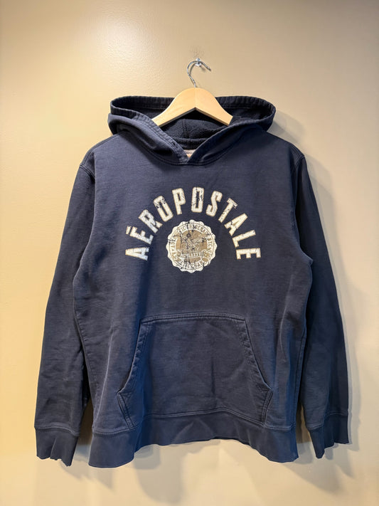 Vintage Aeropostale Collegiate Spellout Hoodie Sweatshirt - M