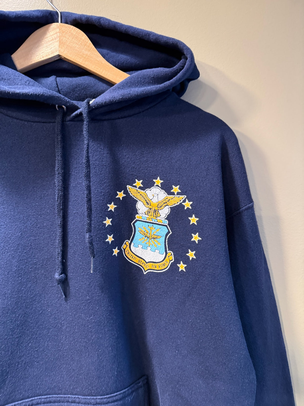 Vintage US Air Force Jostens Hoodie Sweatshirt - M