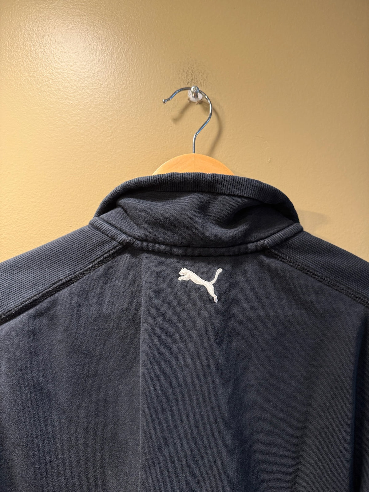 Vintage Puma Logo Zip Sweatshirt Jacket - S