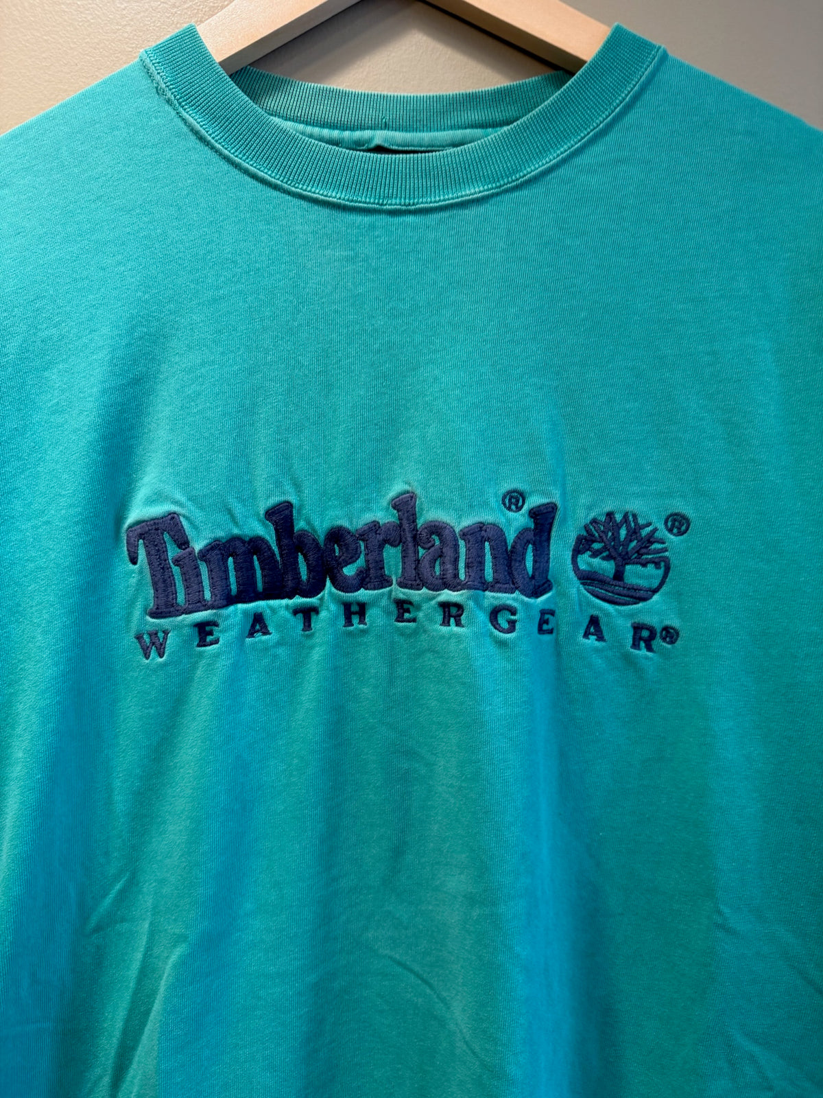 Vintage Timberland Outdoors Embroidered Green T-Shirt - L