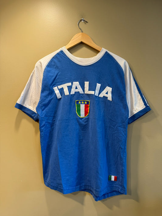 Vintage Italia Soccer Jersey T-Shirt - M
