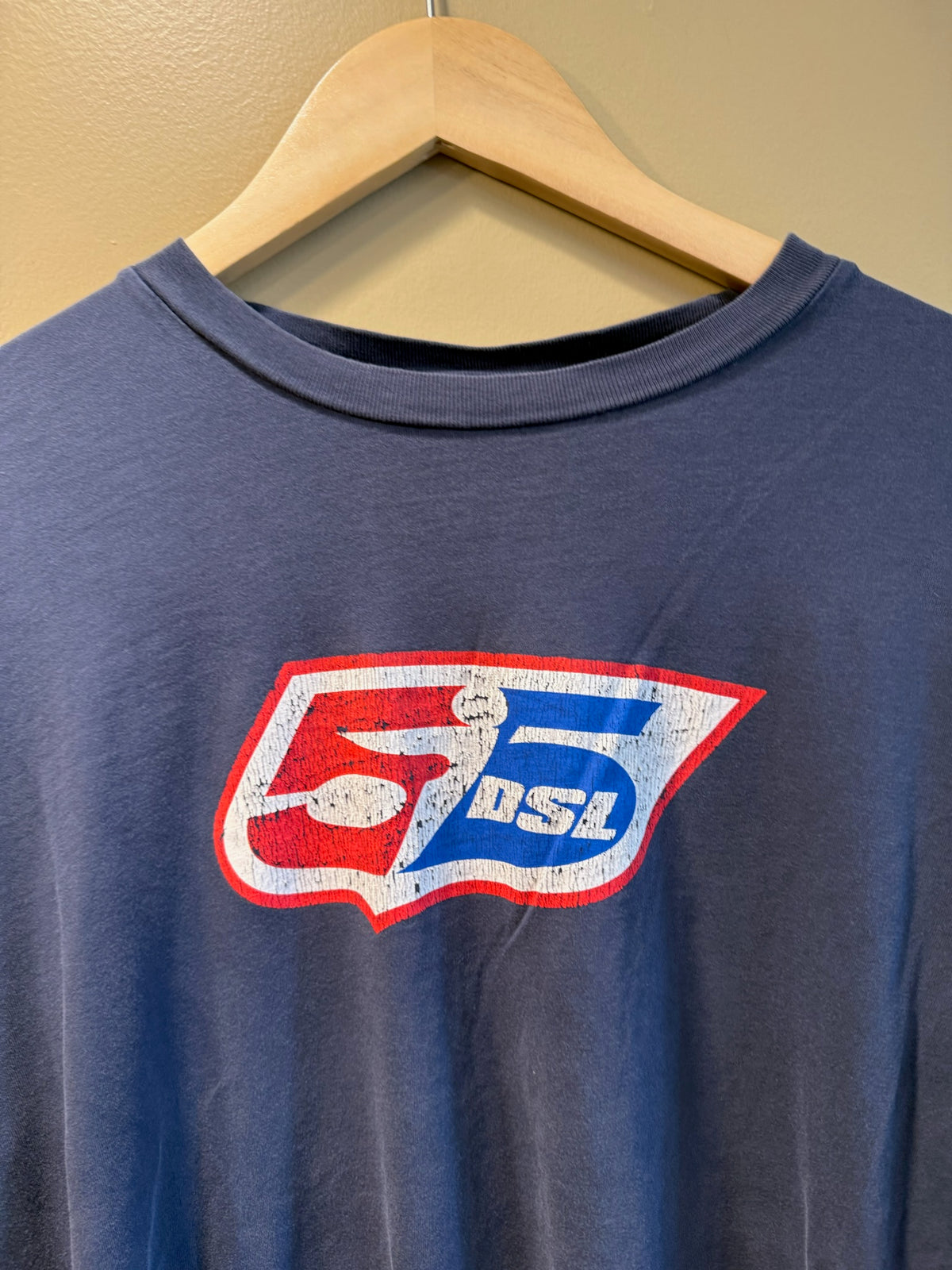 Vintage 55 DSL Diesel Navy Long Sleeve Shirt - XXL