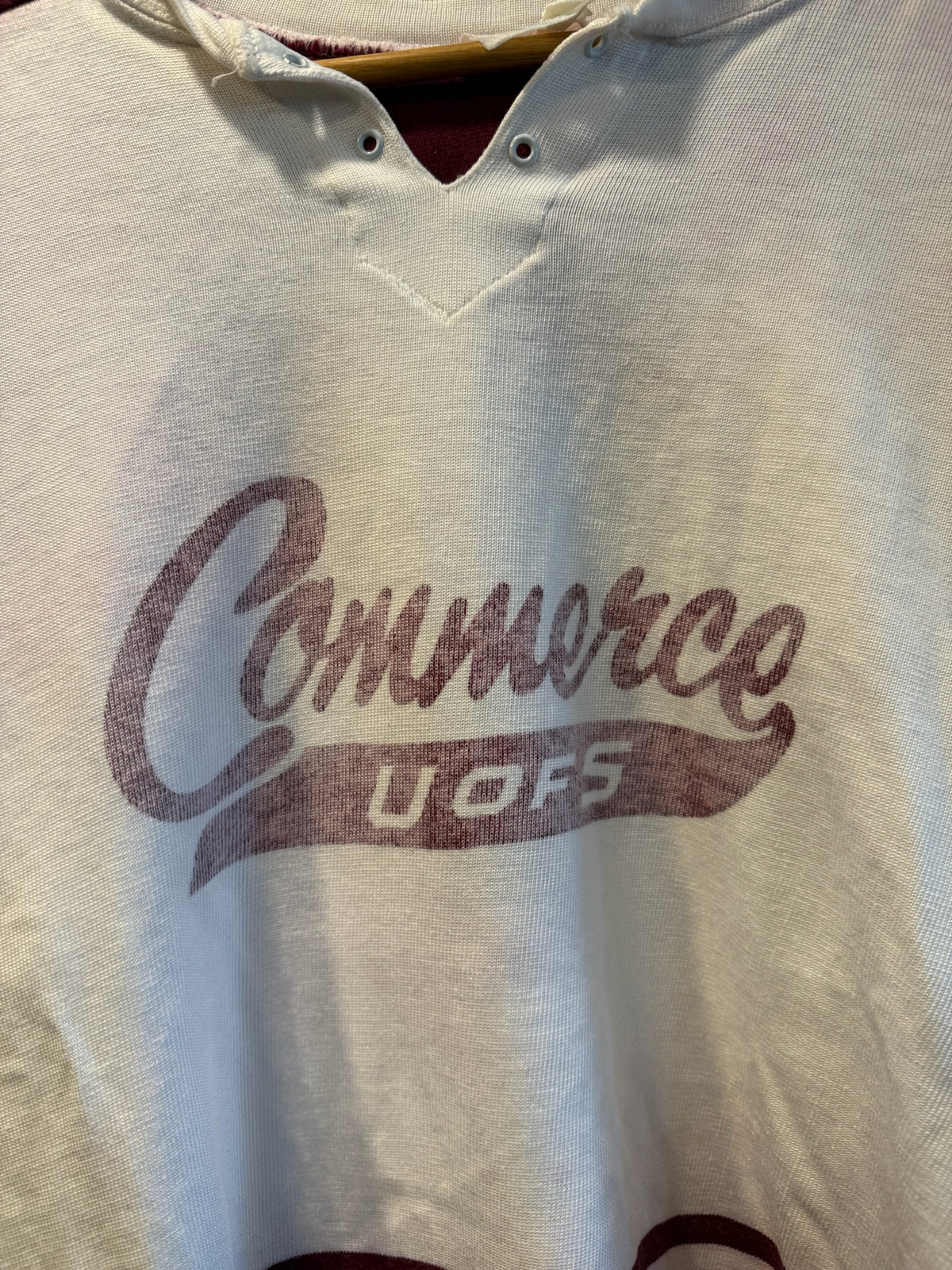 Vintage Commerce UOFS Hockey Jersey Style Shirt - M