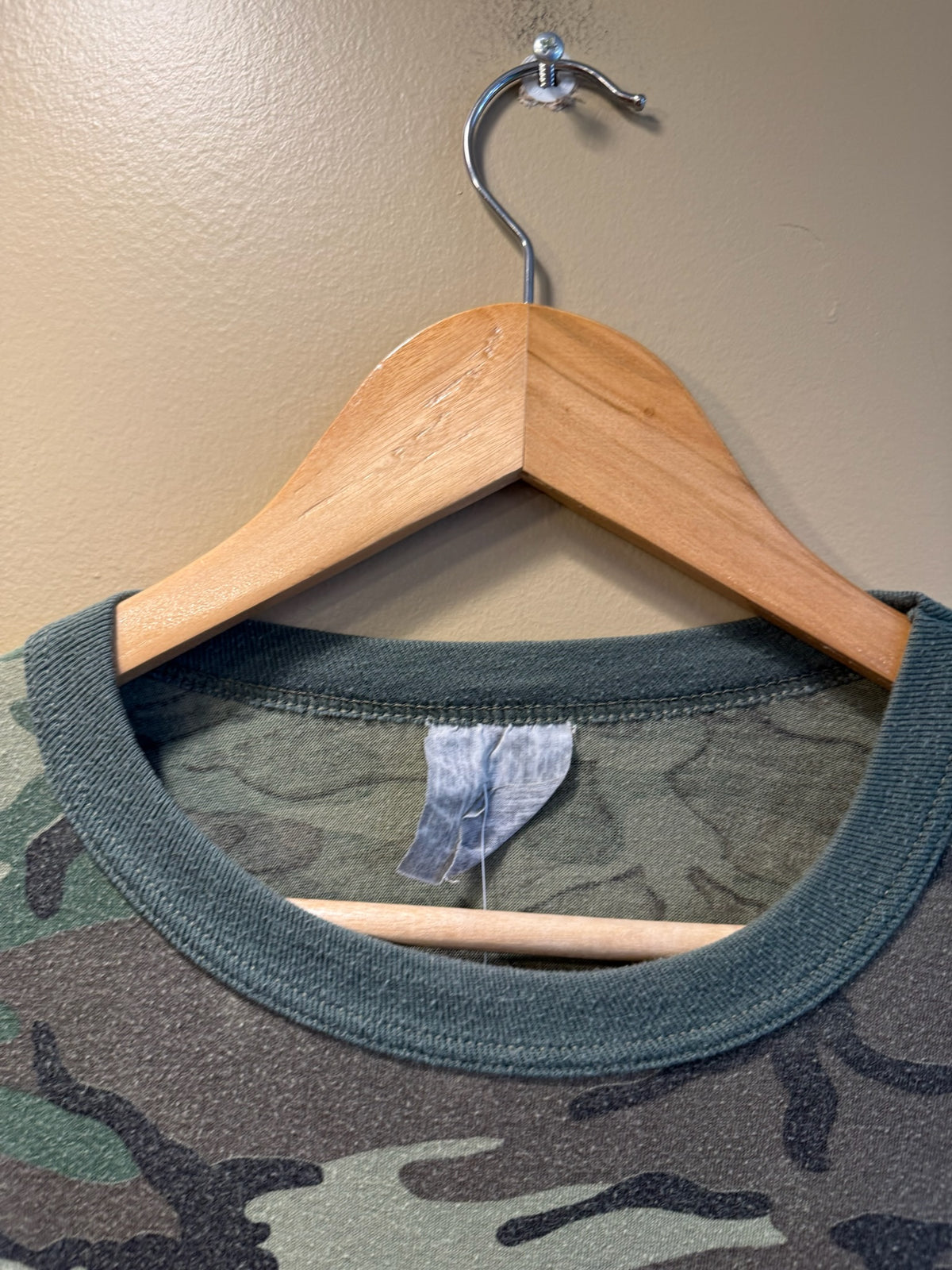 Vintage Camo Long Sleeve Shirt - M