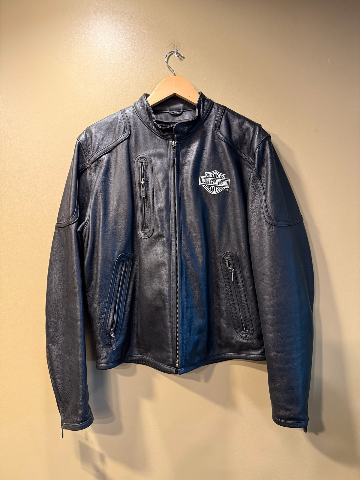 Vintage Harley Davidson Leather Jacket - L