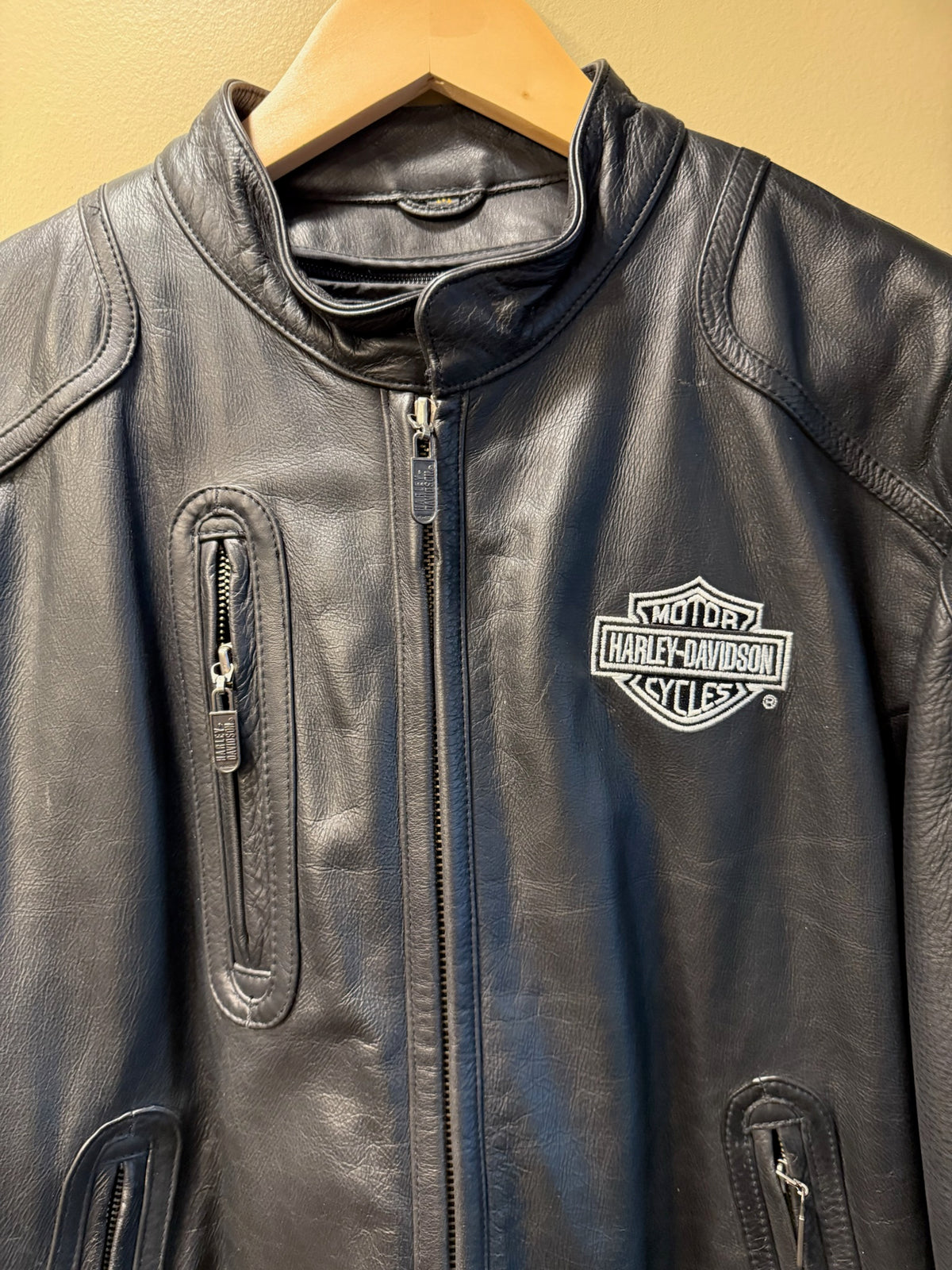 Vintage Harley Davidson Leather Jacket - L